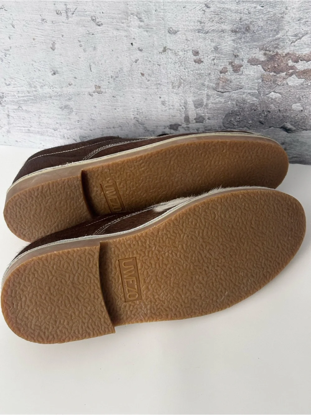 UWEZO Cowhide Derby’s - Brown / Cream